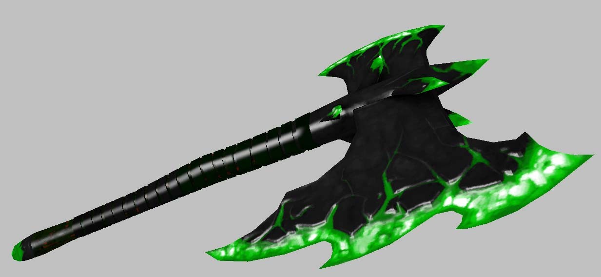 Corrupted Acid Rift Axe