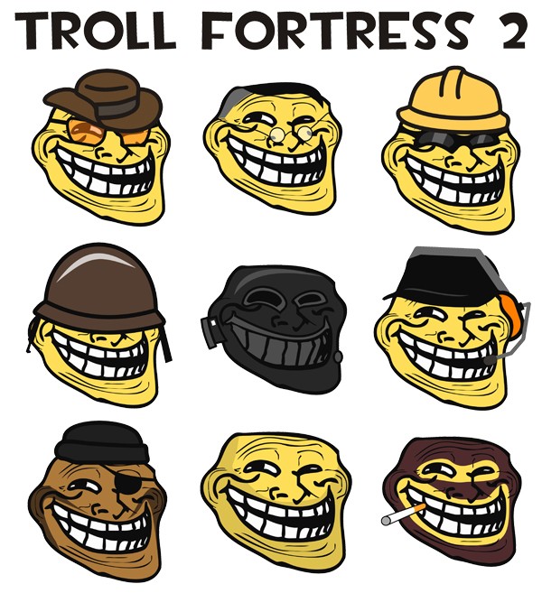 Troll Fortress 2 spy masks
