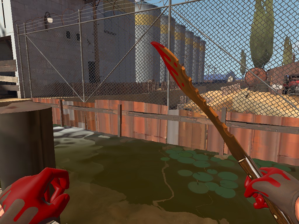 bloody shiv
