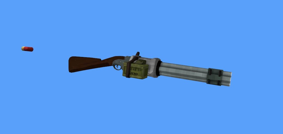 Gatling shotgun