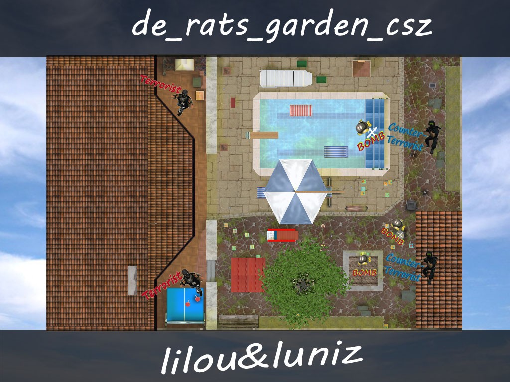 de_rats_garden_csz Mod for Counter-Strike 1.6 | CS1.6 Mods