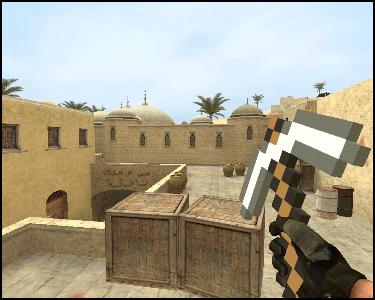 Minecraft Like Pickaxe Counter Strike Source Mods