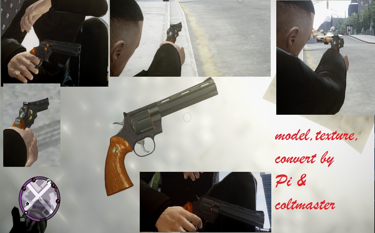 Python .357 pack beta Mod for Grand Theft Auto IV | GTA4 Mods