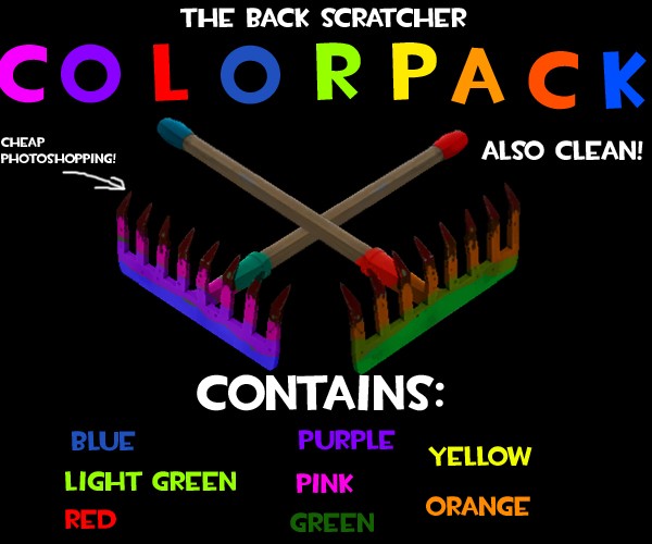 Back Scratcher Colorpack