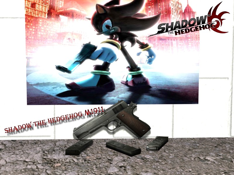 Random fact follow-up: In Shadow the Hedgehog, every pistol seen on  anything related to the game, like CGI scenes and gun crate textures, is a  M1911A1. However, the playable pistols ingame are