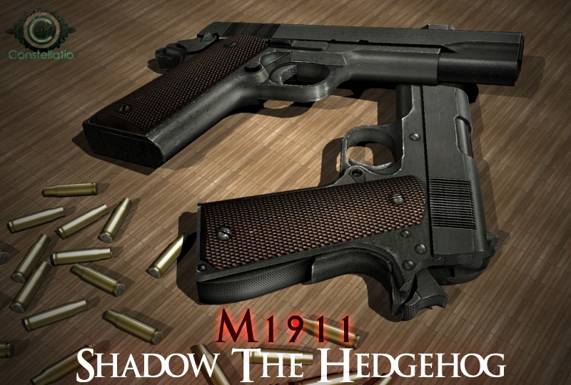 Random fact follow-up: In Shadow the Hedgehog, every pistol seen on  anything related to the game, like CGI scenes and gun crate textures, is a  M1911A1. However, the playable pistols ingame are