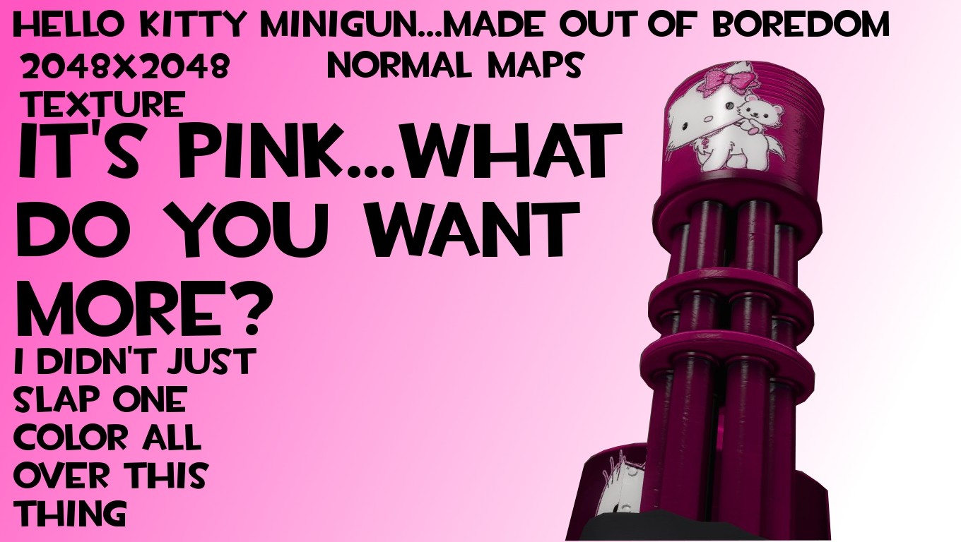 Hello Kitty Minigun - Reworked