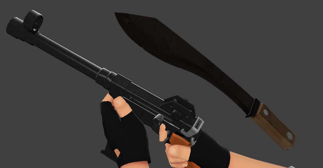 SMG and Kukri Recolor
