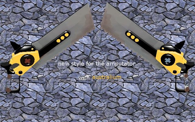 Australium-plated amputator