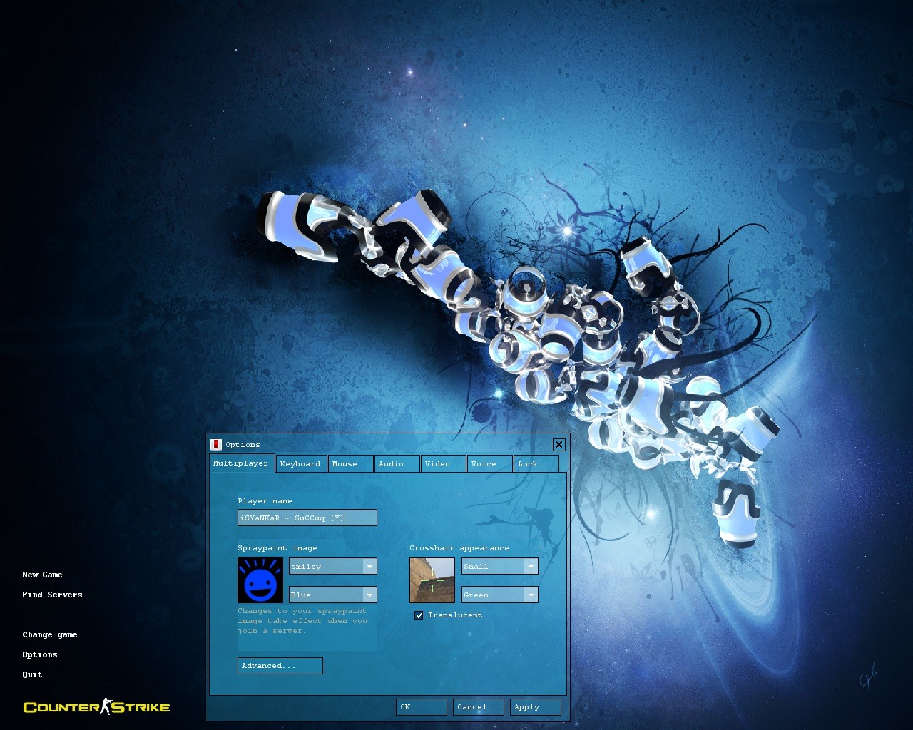Abstract Gui Mod for Counter-Strike 1.6 | CS1.6 Mods
