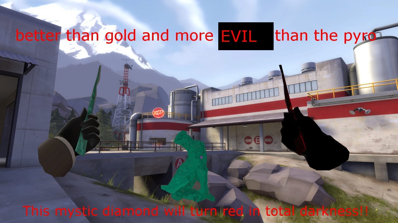 Evil diamond stab
