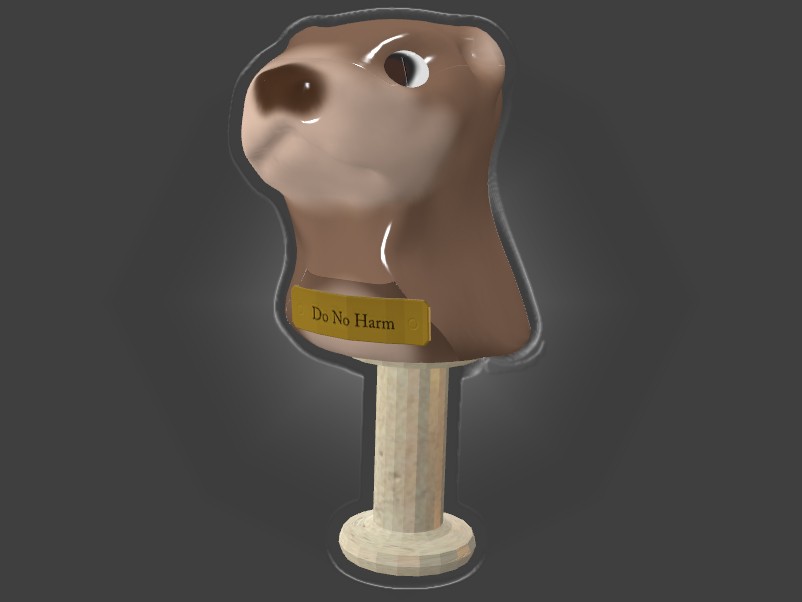 Otter Bust