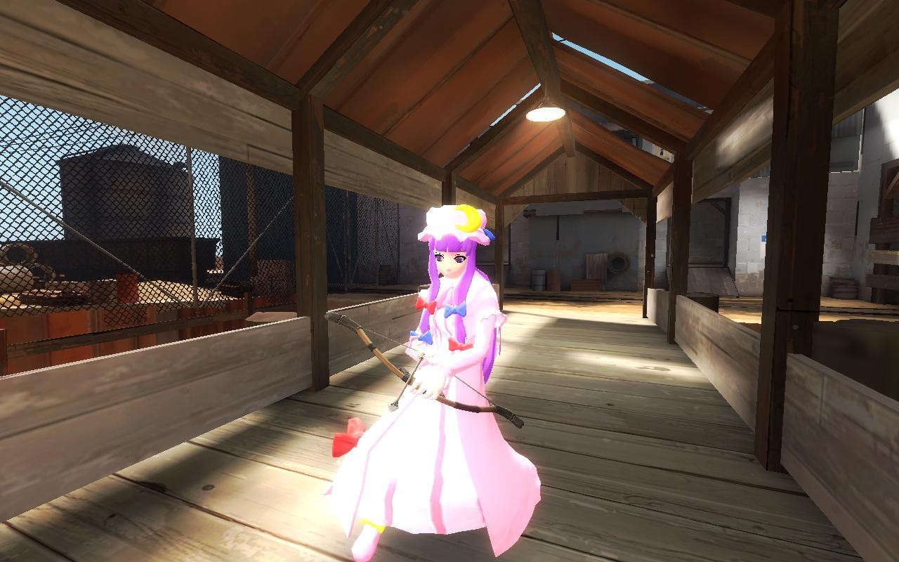 Игры tf2 touhou fortress. Мод patchouli. patchouli mod. touhou tf2. mmd patchouli.