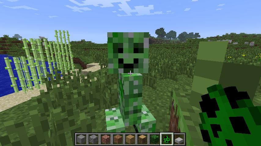 Baby Creepers in Minecraft 