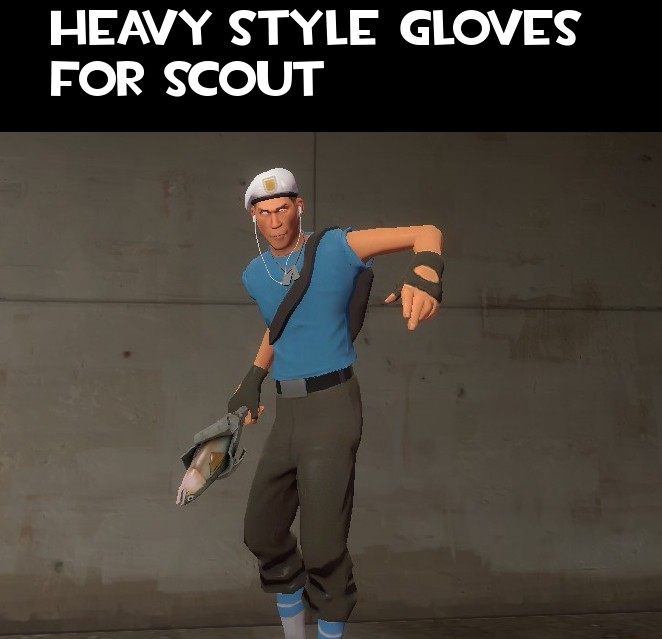 Heavy style gloves for scout