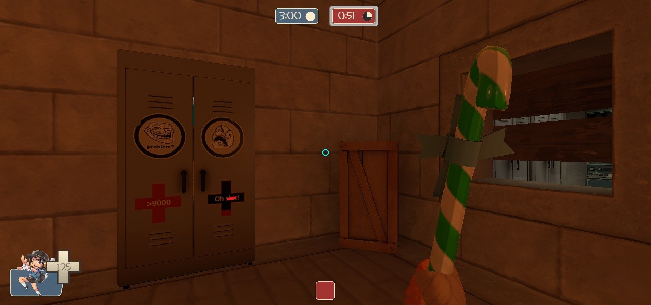 Trolling resupply locker