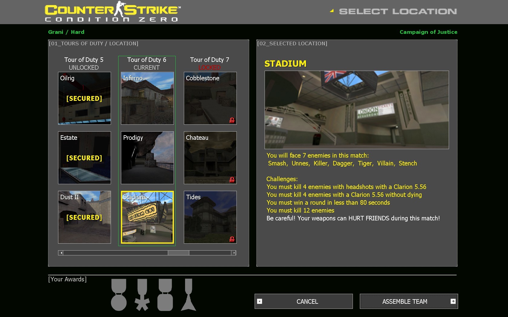 Counter-Strike: Condition Zero - Campaign - Tour of Duty 1 (Dust