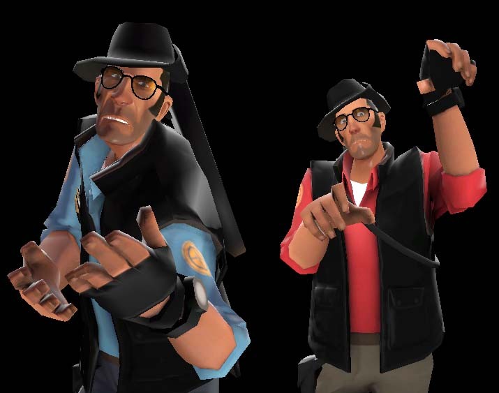 Black Hat and Vest for Sniper