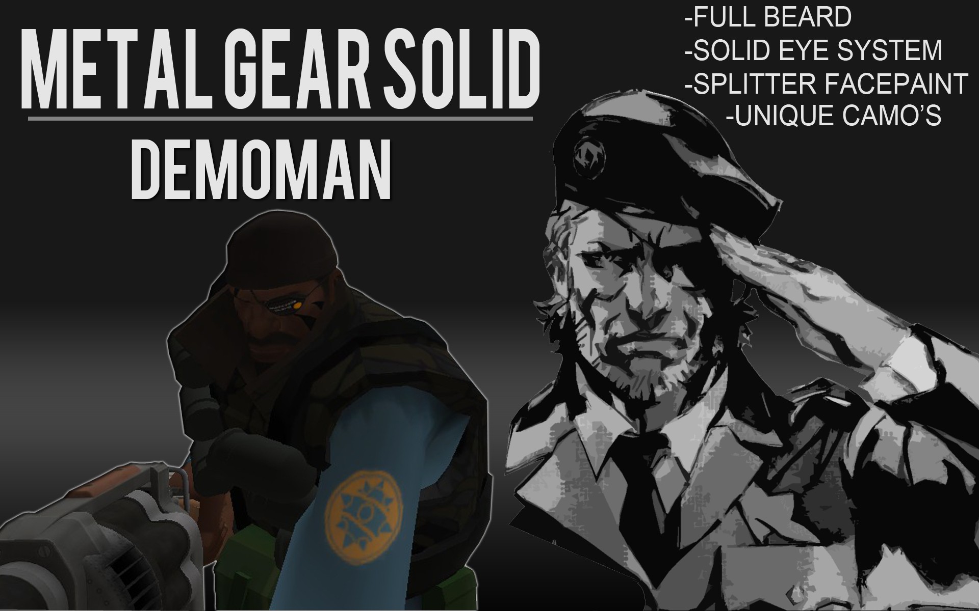 Metal Gear Solid themed Demoman