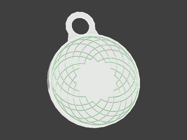 Spirographic pendant (Guardian's necklace)