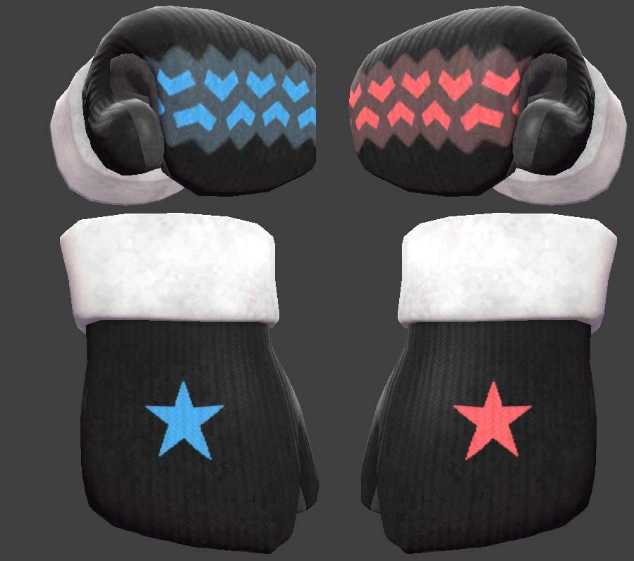 Team Colored Ushanka Holiday Punch