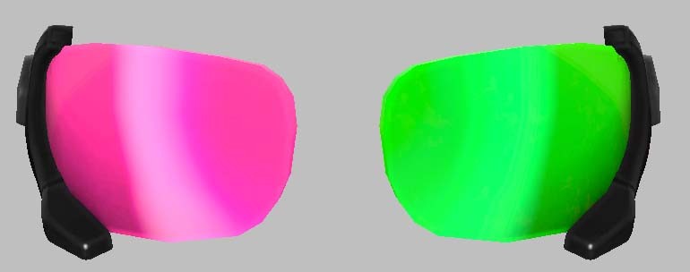Lime and Pink Deus Specs