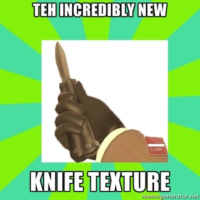 The Incredibly New Knife Texture