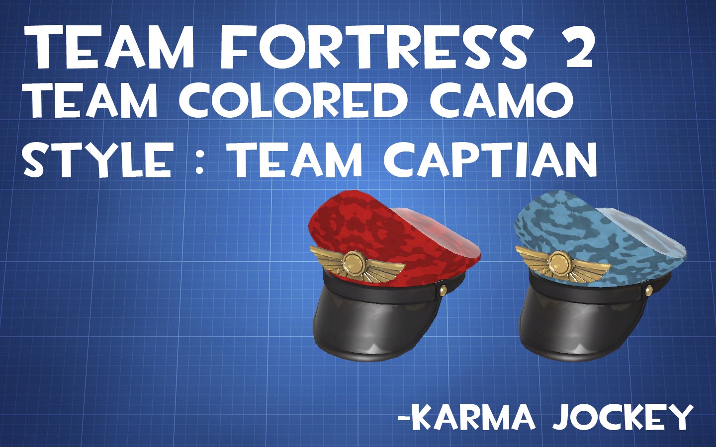 Team colored-Camo Style Team Captian