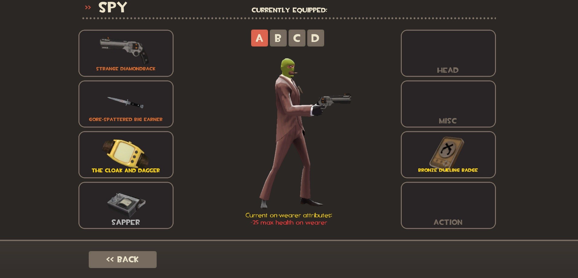 Spy's Green Mask