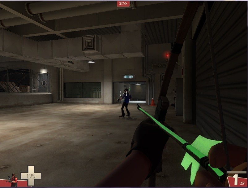 Neon green arrows