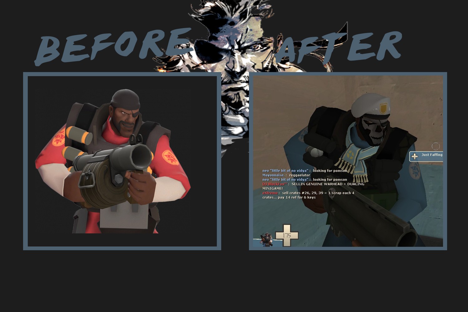 MGS Zombie Paint Demoman [Team Fortress 2] [Mods]