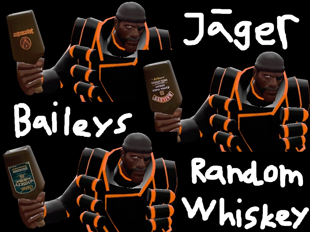 Jägermeister, Baileys or random whiskey?