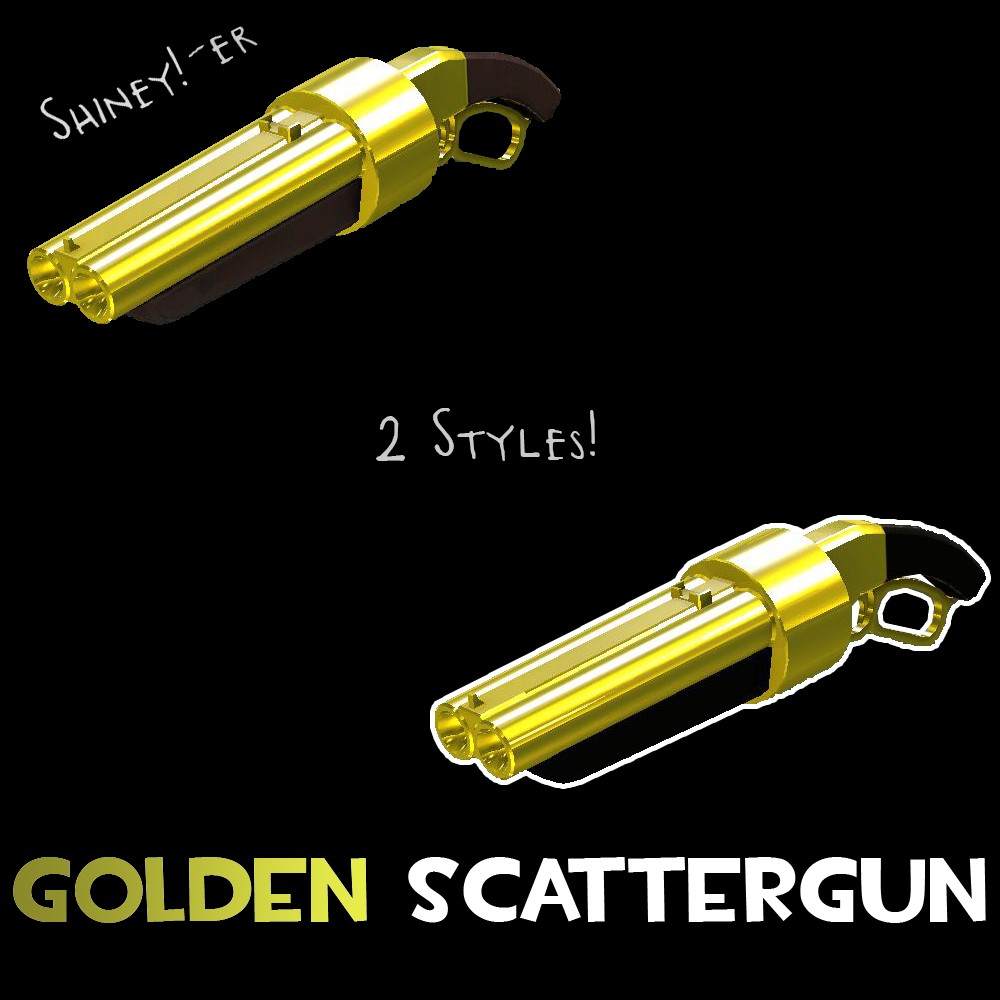 Golden-er Scattergun