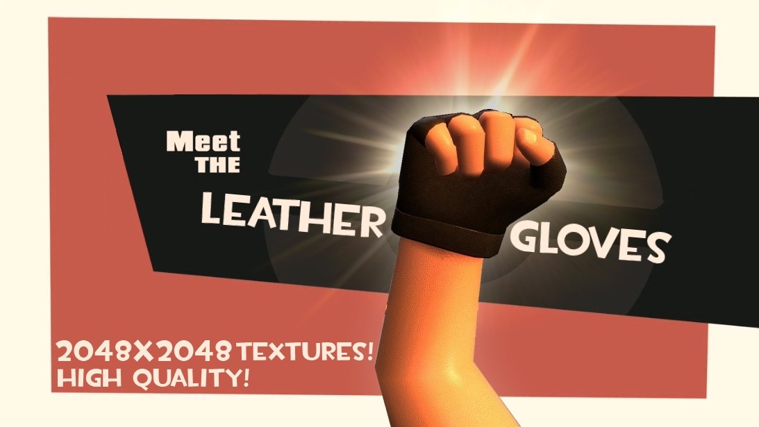 Heavy's Leather Gloves. [Highres] V2