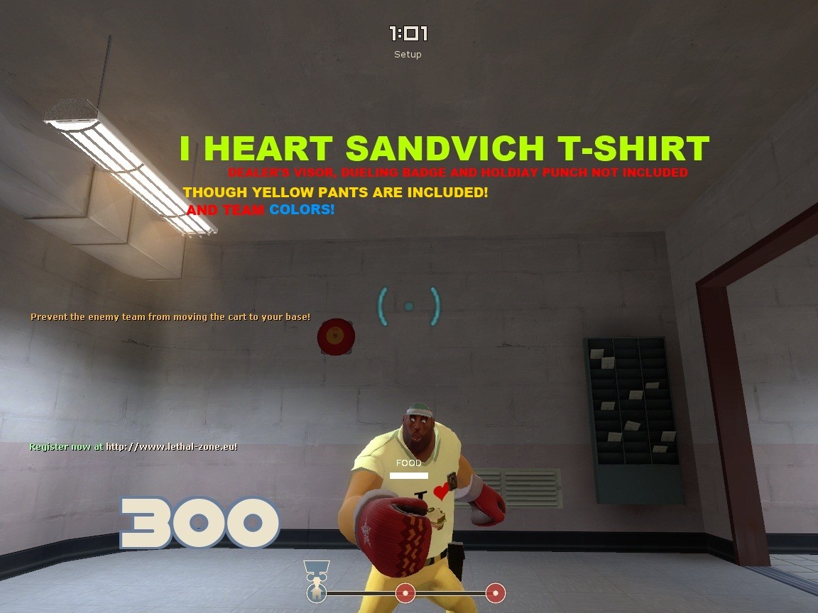 I heart sandvich T-Shirt for heavy