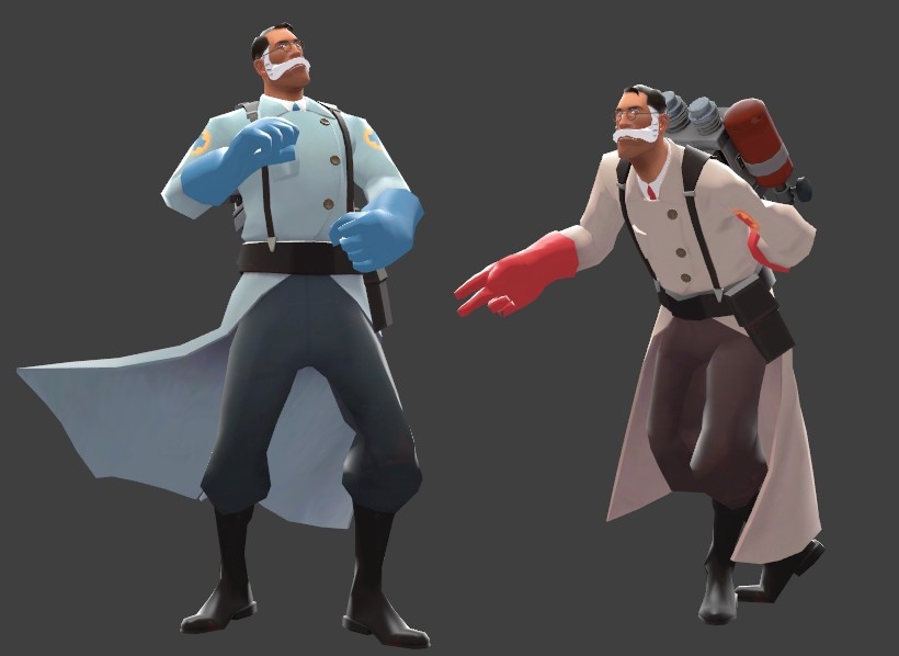 Medic stache. (Beta)