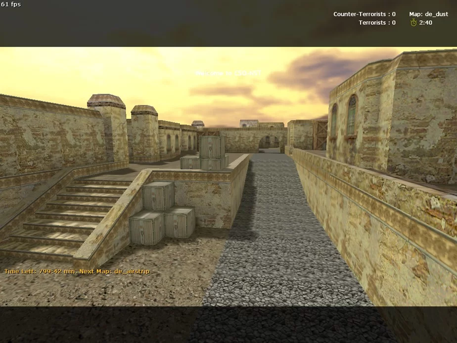 Map de_dust2 for Counter-Strike Condition Zero