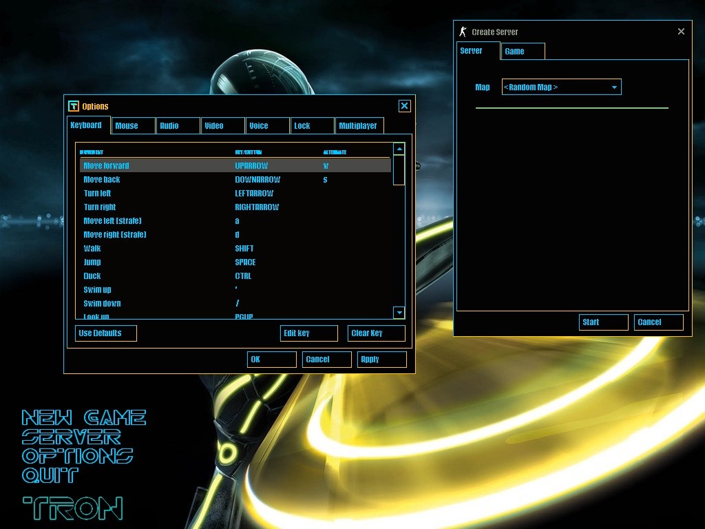 TRON Legacy GUI Mod for Counter-Strike 1.6 | CS1.6 Mods