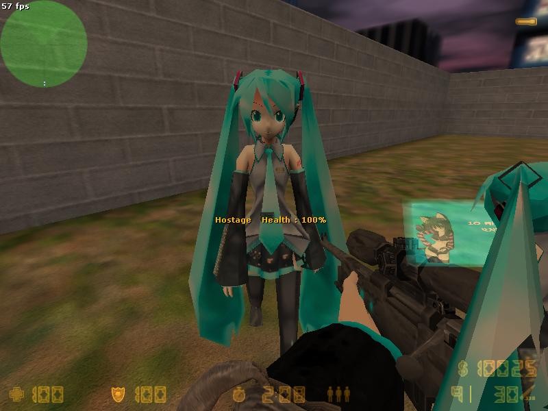 Hatsune Miku For Hostage [counter Strike 1 6] [mods]