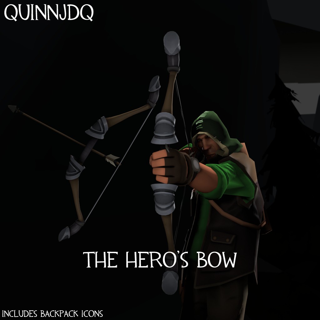 The Hero's Bow![With backpack icons]