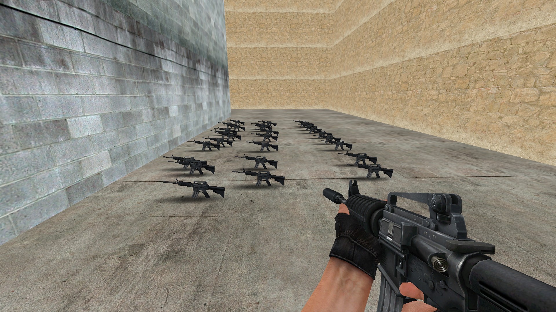 AK vs M4 [CounterStrike Source] [Mods]