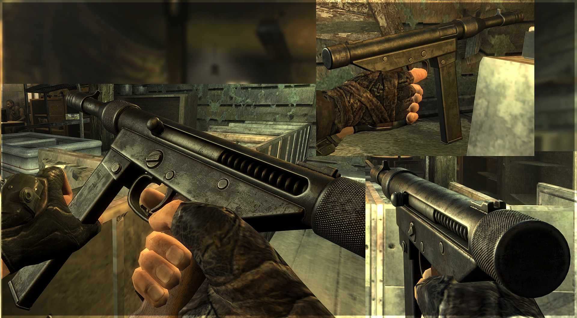 Homemade SMG "Borz" for F:NV [Fallout: New Vegas] [Mods]