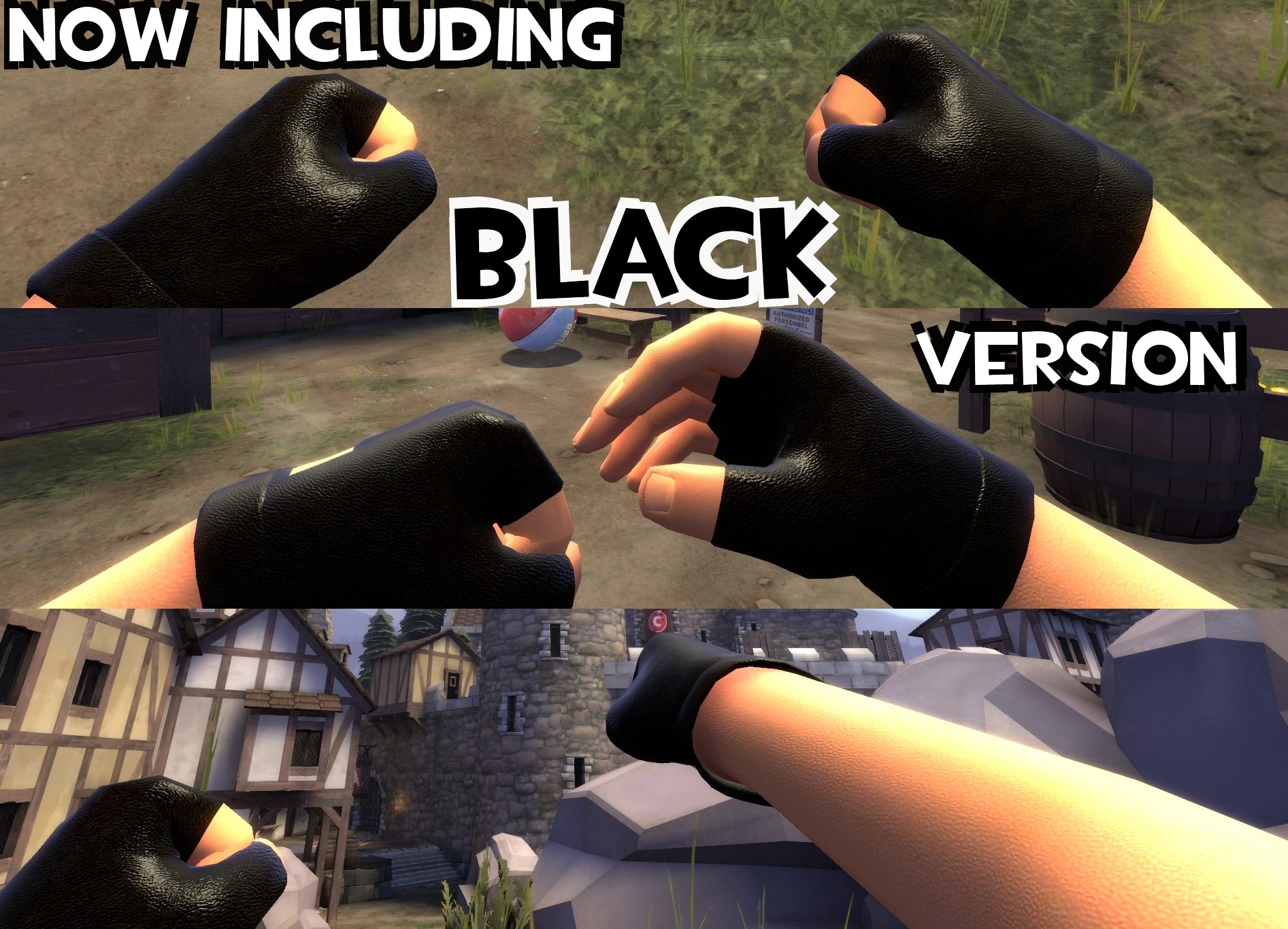 Heavy's Leather Gloves. [Highres] V2 [Team Fortress 2] [Mods]