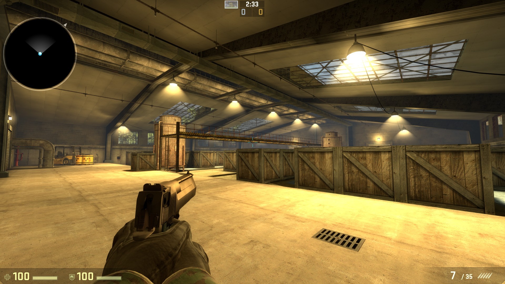 The map Dust II from CS:GO 2012 for Counter-Strike Source