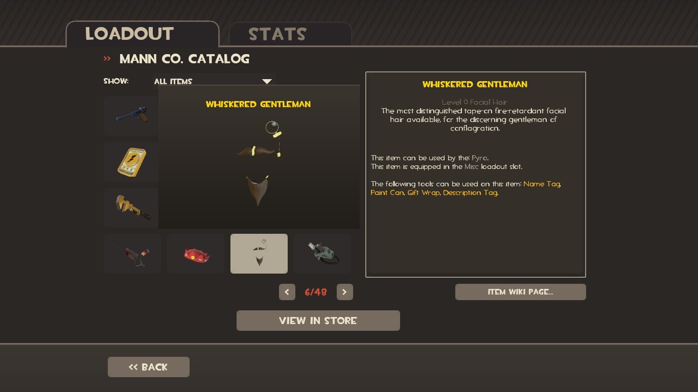 Old Whiskered Gentleman Backpack icon
