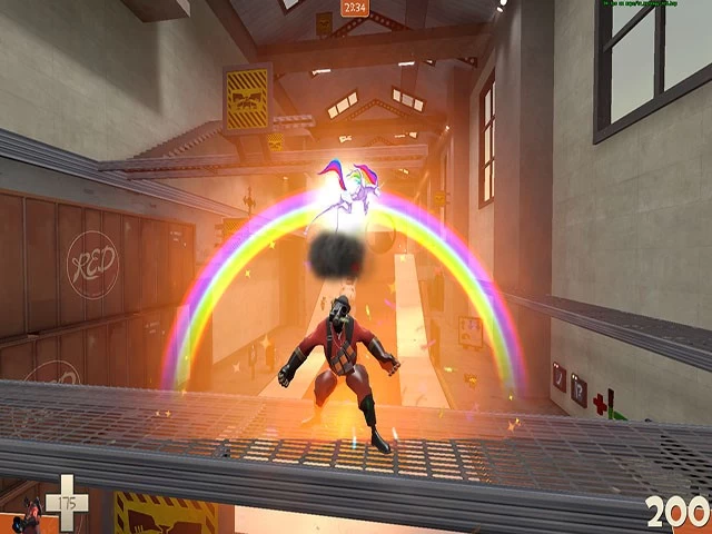 Robot Balloonicorn Attack Rainblower Taunt Pack