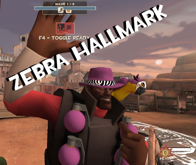 Zebra Hustler's Hallmark