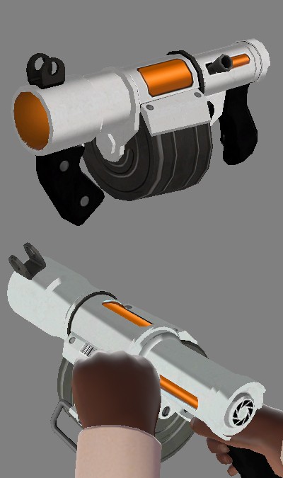 Orange Aperture Stickybomb Launcher