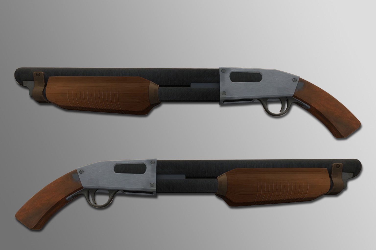 HD retextured shotgun