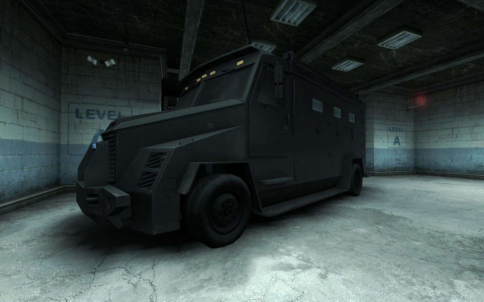 Black Enforcement Van